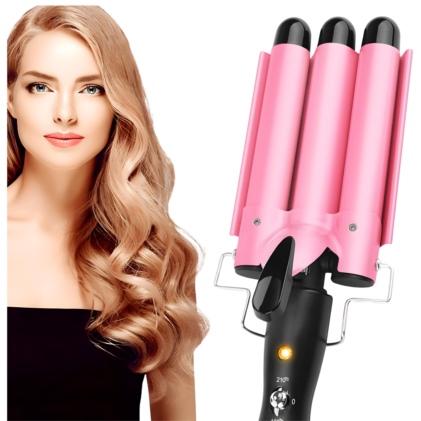 Rizador Ondulado para el cabello